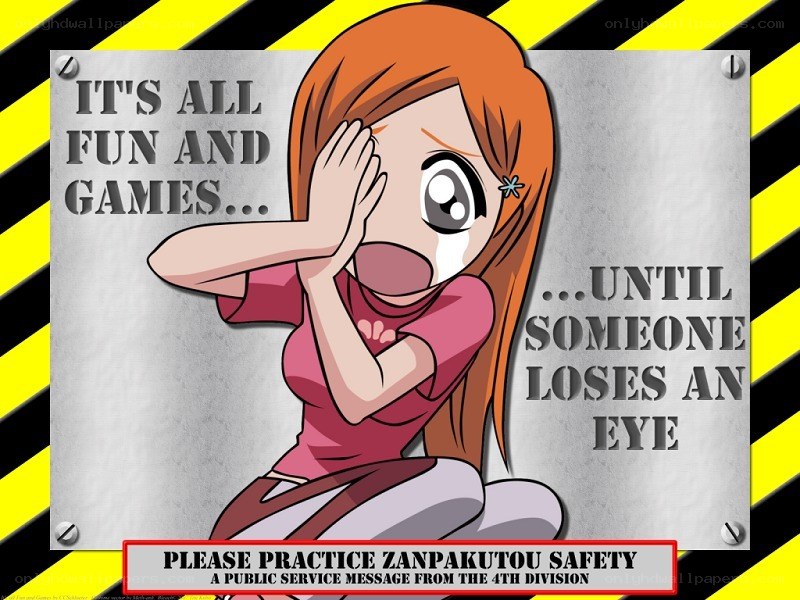 Zanpakutou safety warning