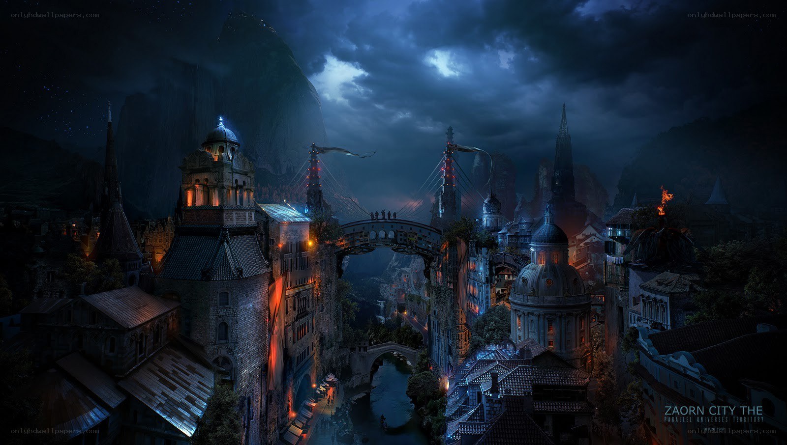 Zaorn City at Night