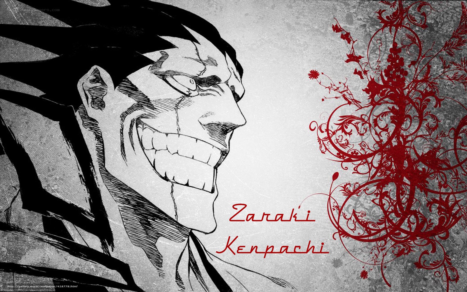 Zaraki Kenpachi anime portrait