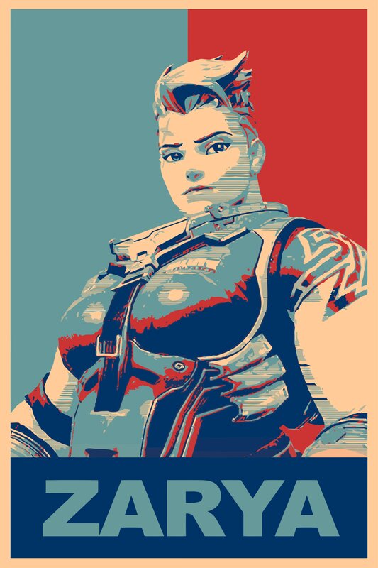 Zarya Character Portrait