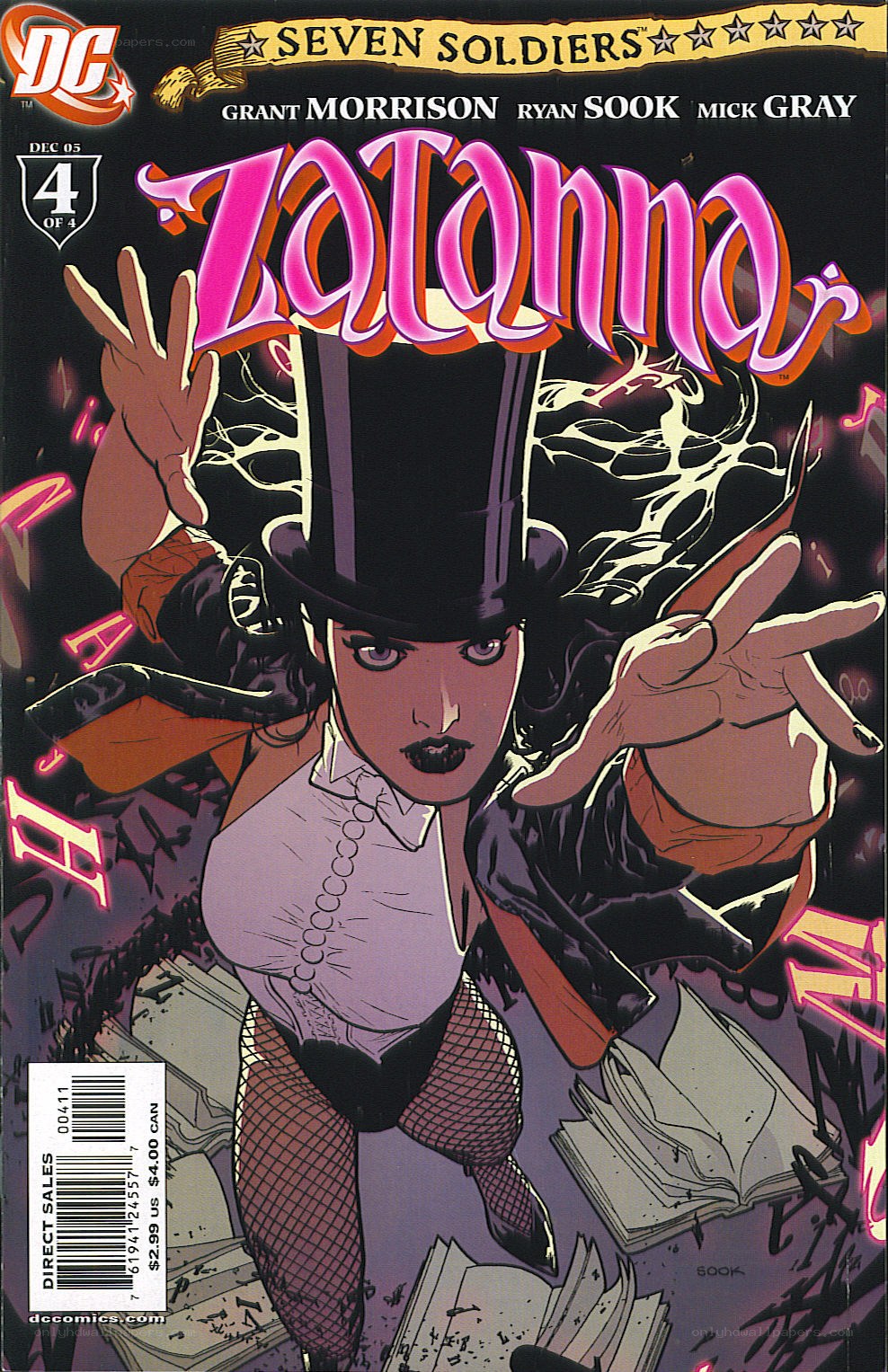Zatanna comic book cover