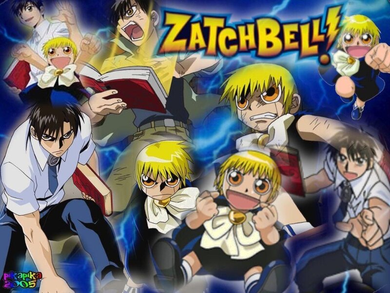 Zatch Bell anime character collage