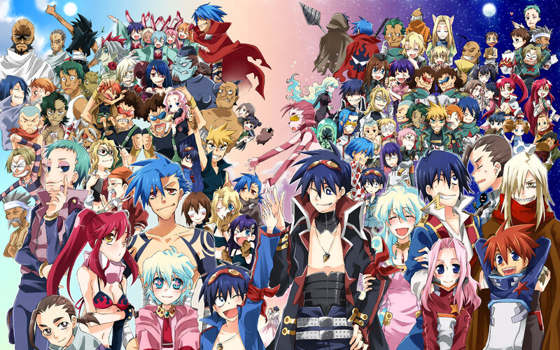 Zatch Bell! character collage