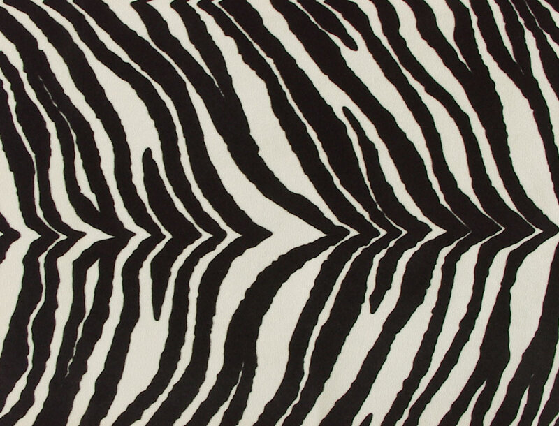 Zebra Pattern Fabric