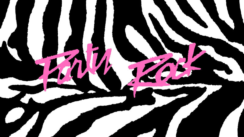 Zebra Pattern with Text