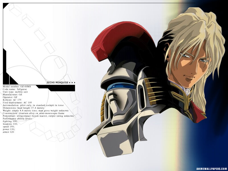 Zechs Merquise and mobile suit