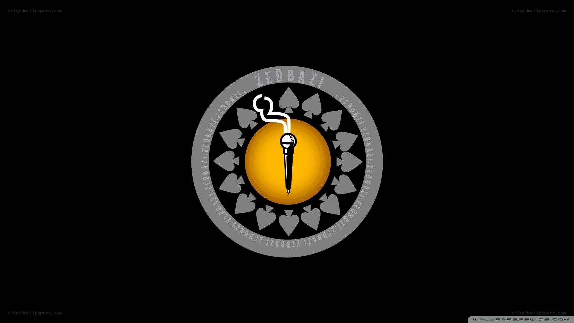 Zed Bazi logo with microphone