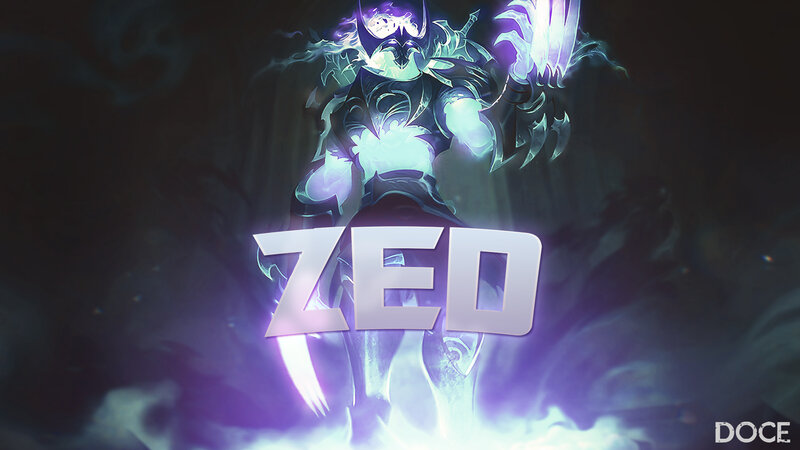 Zed Character Artwork — Purple