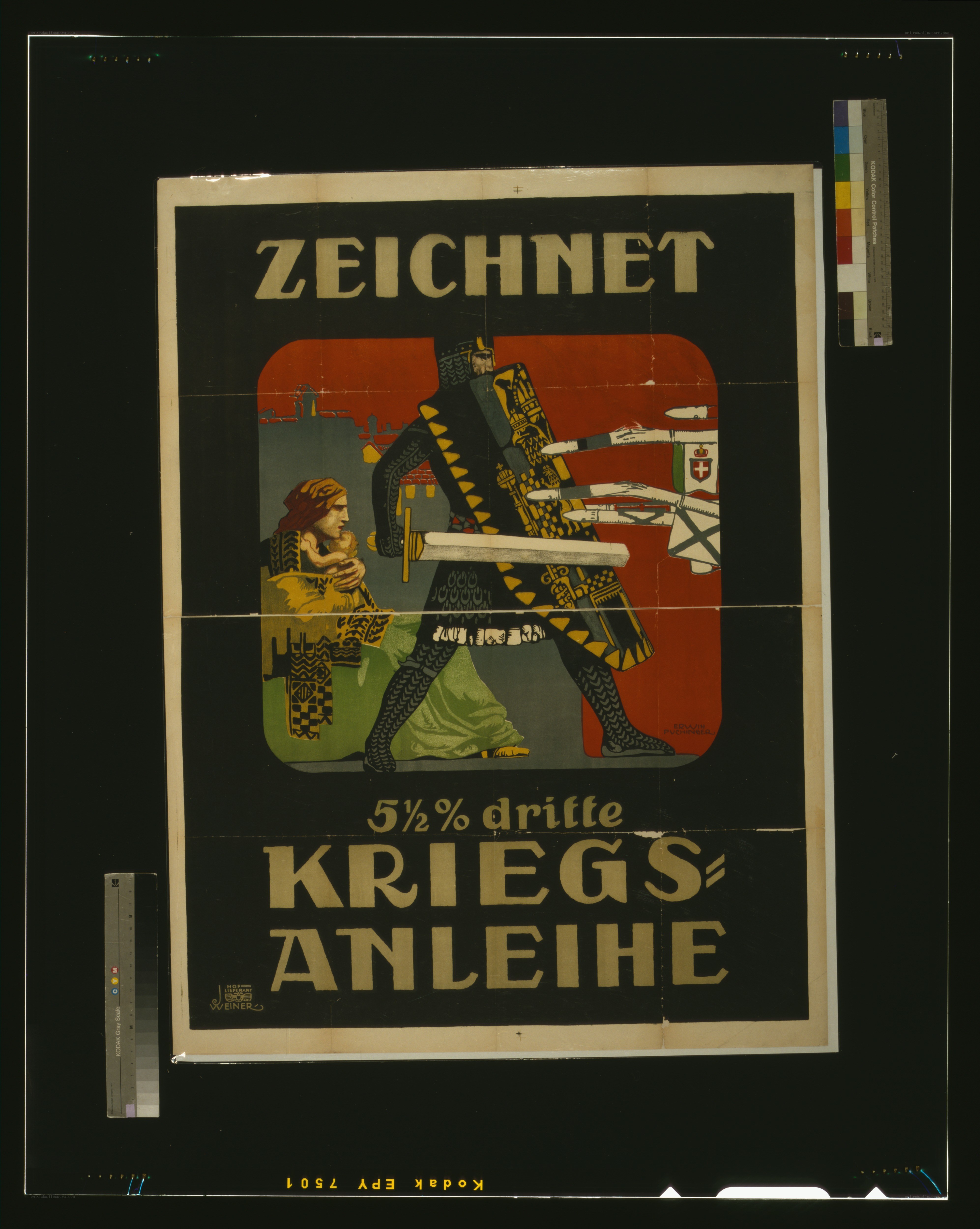 Zeichnet War Bonds poster
