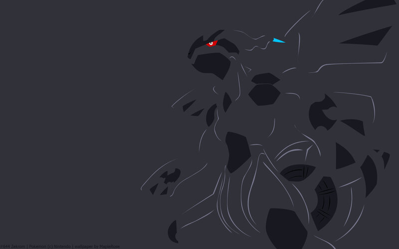 Zekrom Character — Black
