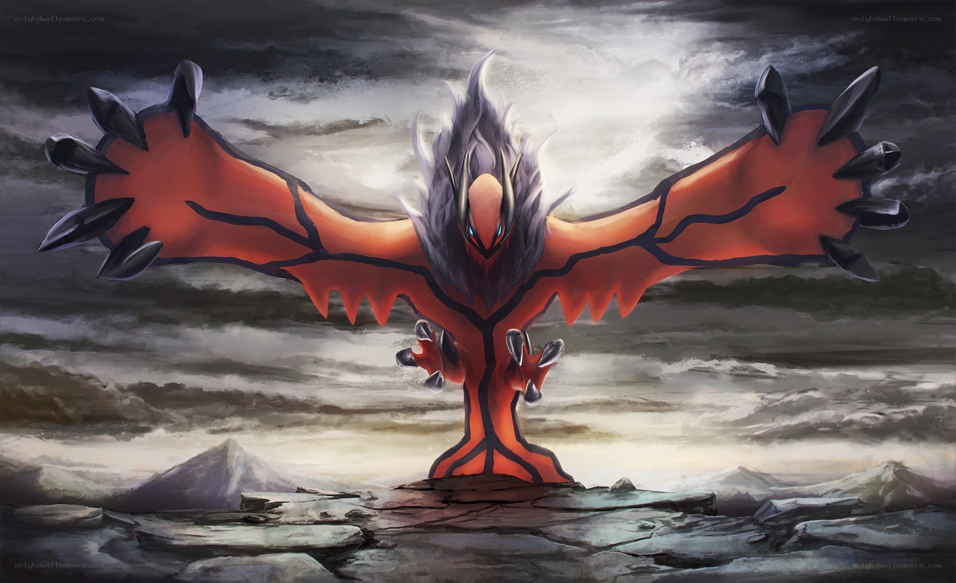 Zekrom stands on a cliff
