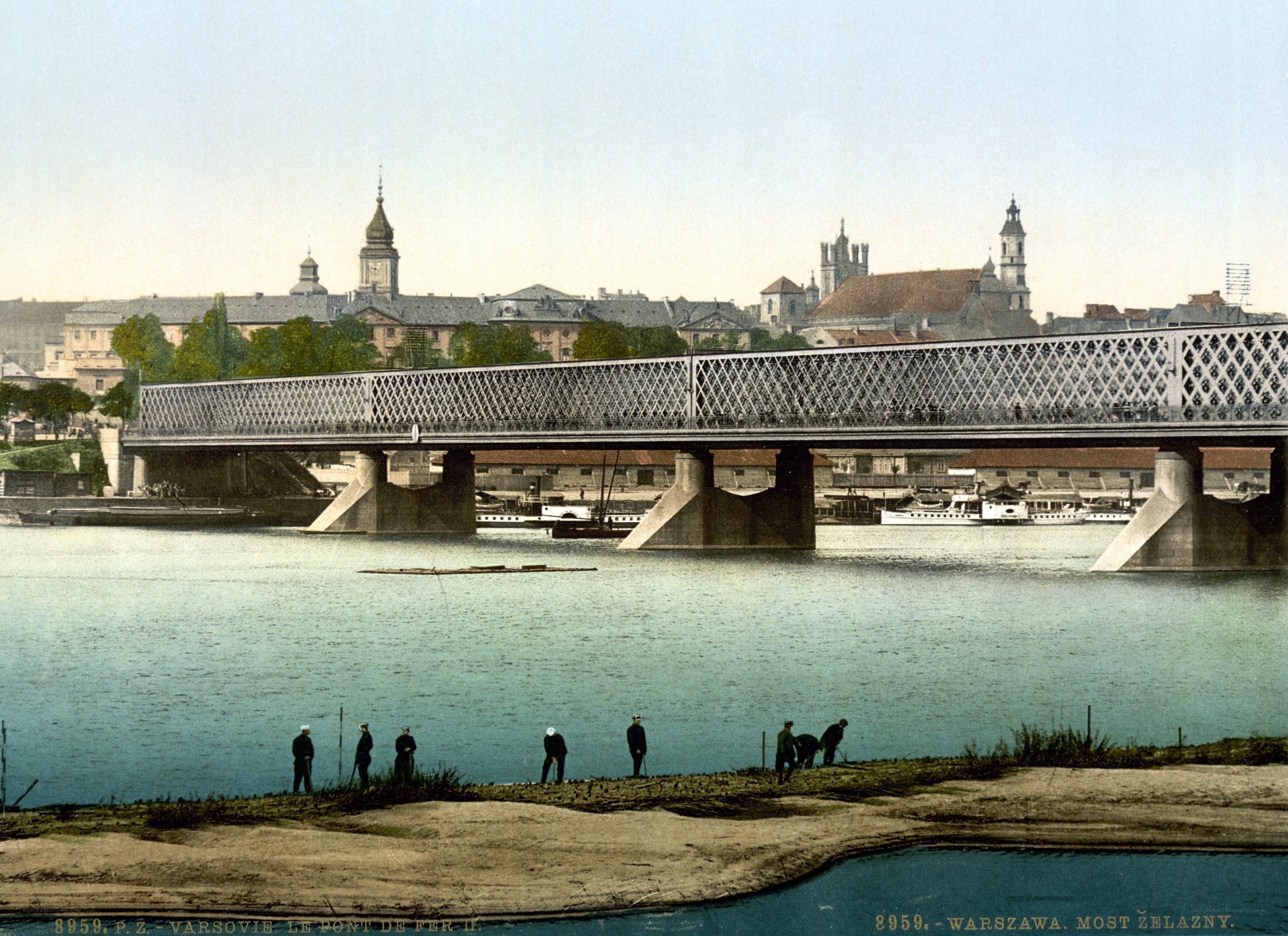 Zelazny Bridge in Warsaw