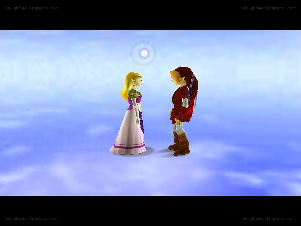 Zelda and Link in a dream