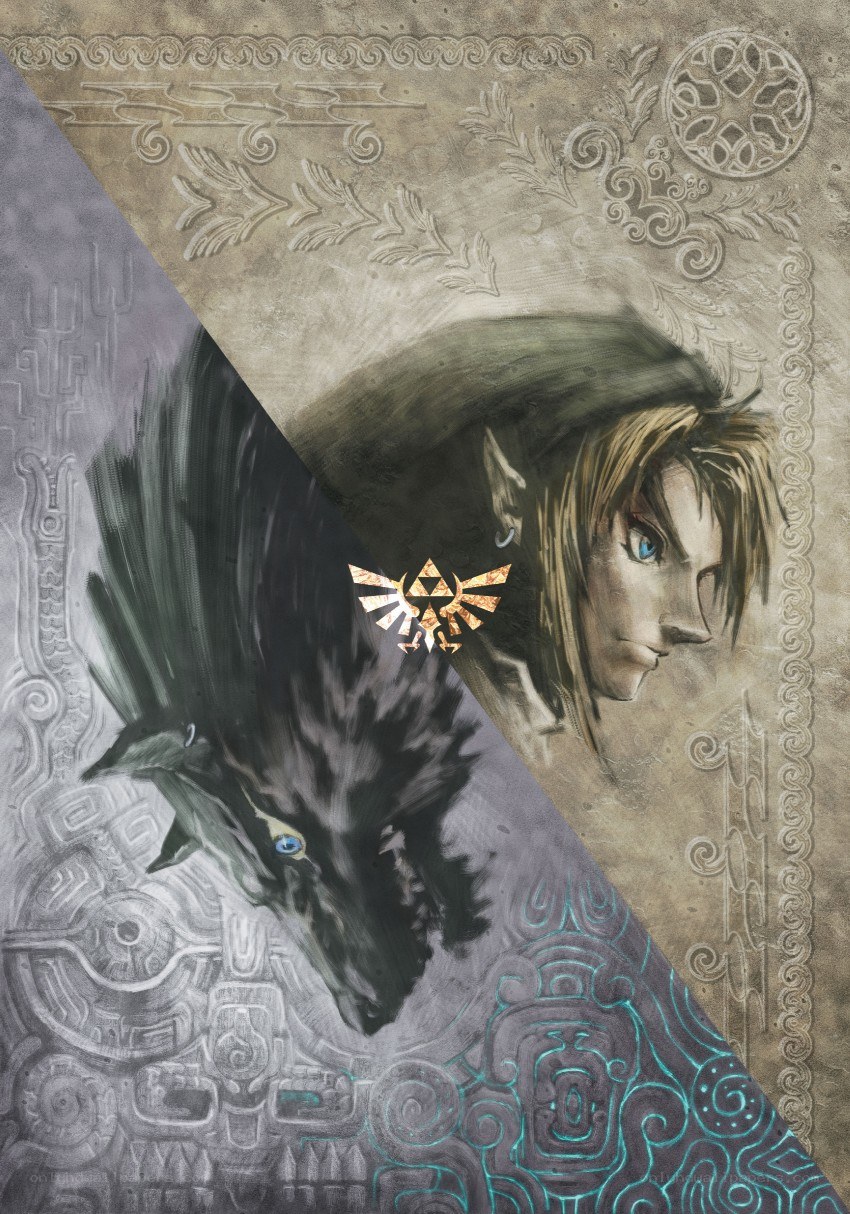 Zelda and wolf art