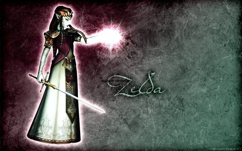 Zelda casting a spell
