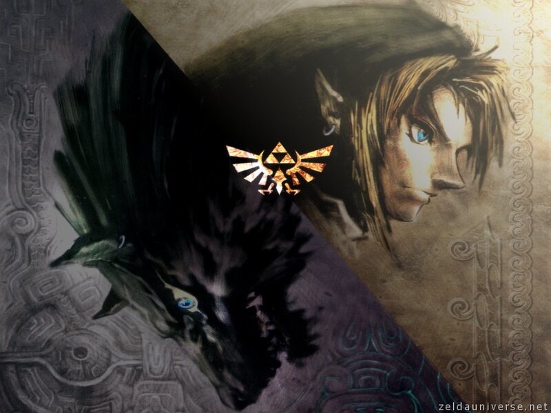 Zelda character art with Triforce