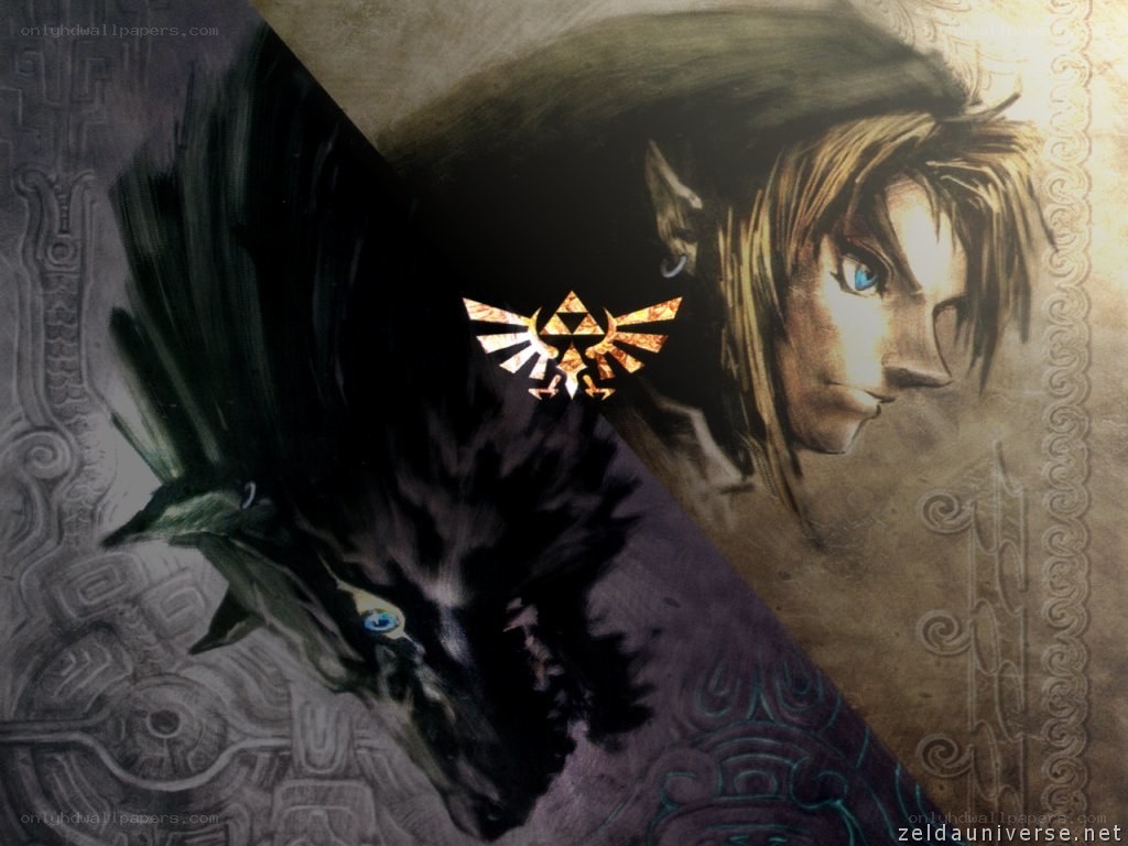 Zelda character art with Triforce