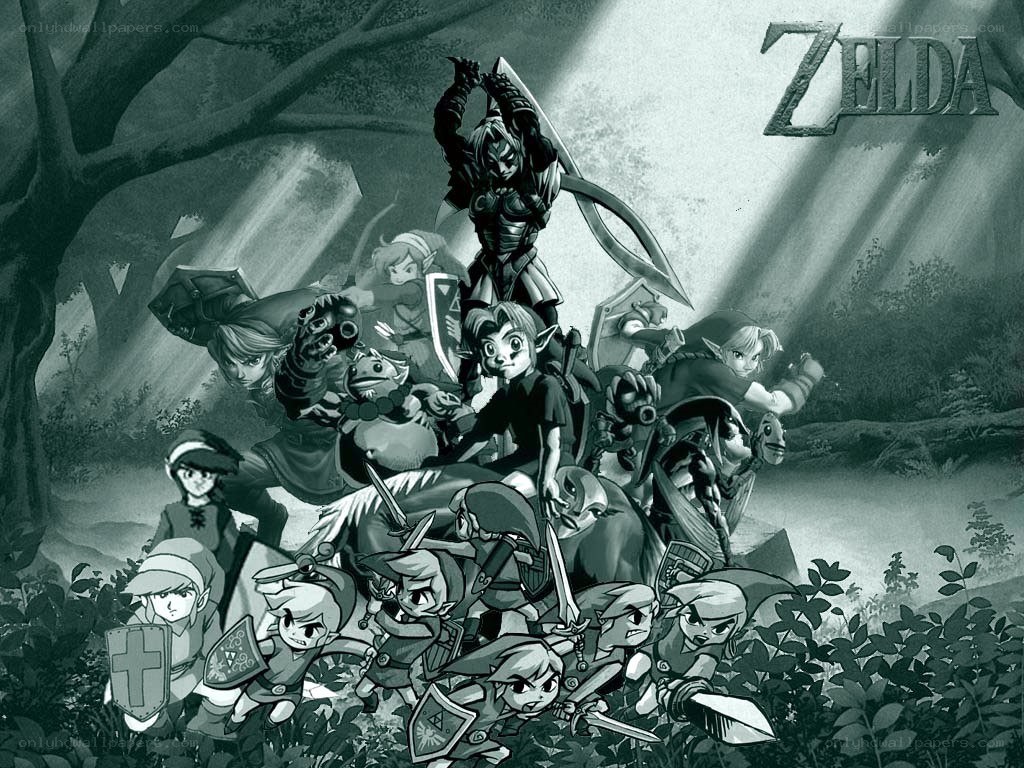 Zelda character collage