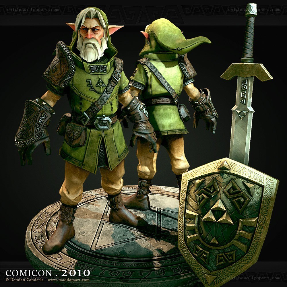 Zelda character figurine