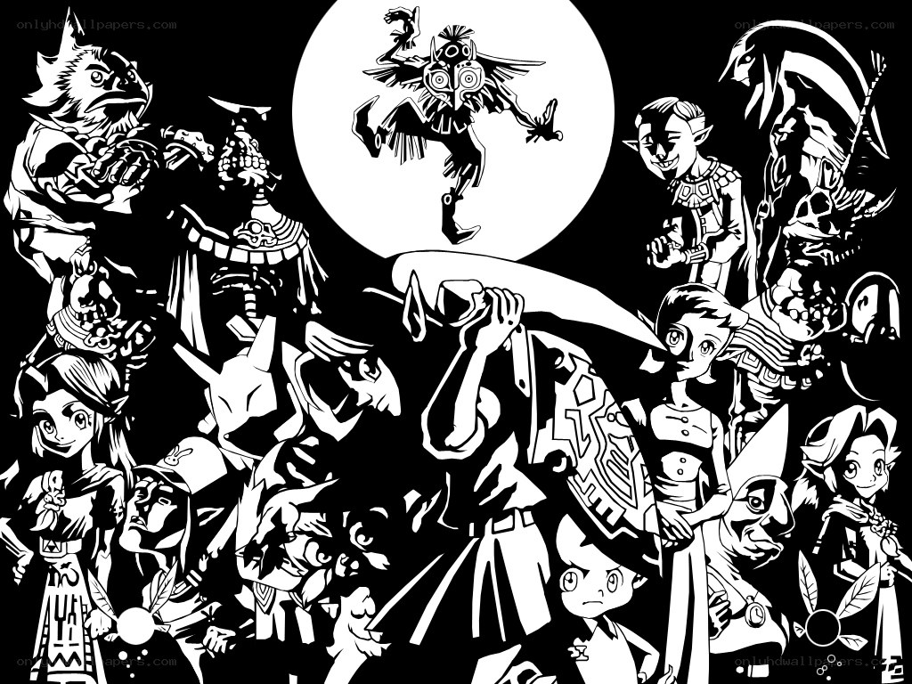 Zelda characters collage