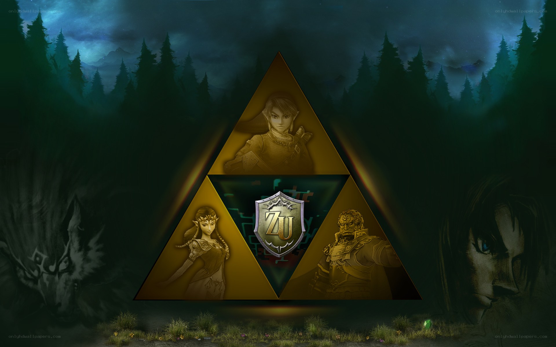 Zelda fan art collage