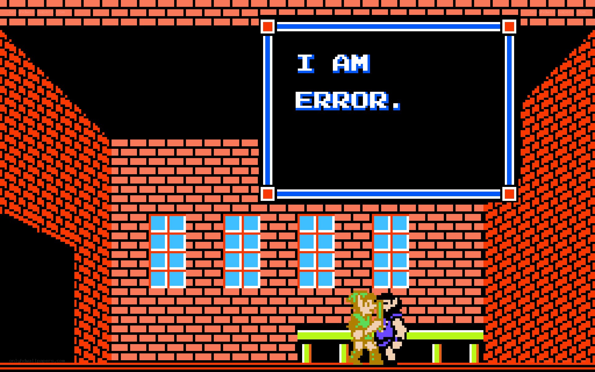 Zelda game error screen
