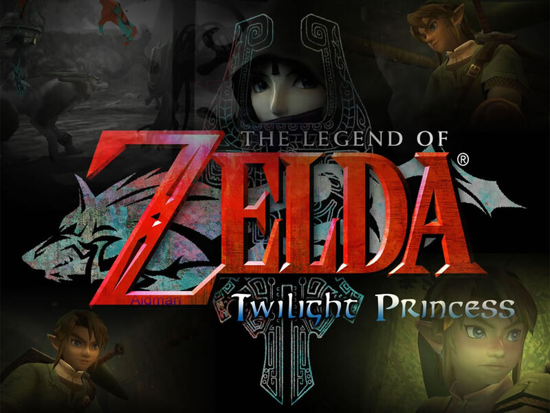 Zelda Game Title Art