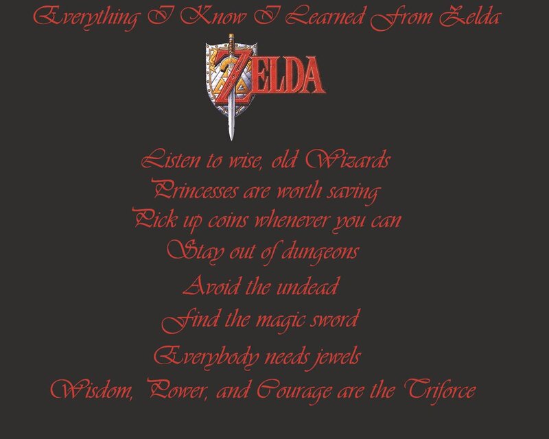Zelda life lessons
