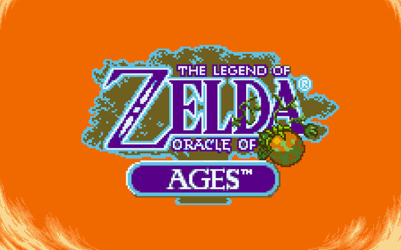 Zelda Logo on Orange