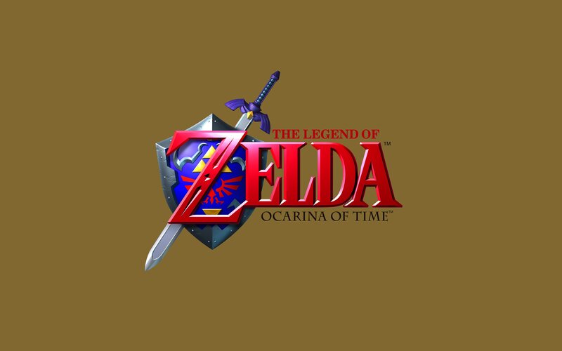 Zelda Logo with Sword — Brown