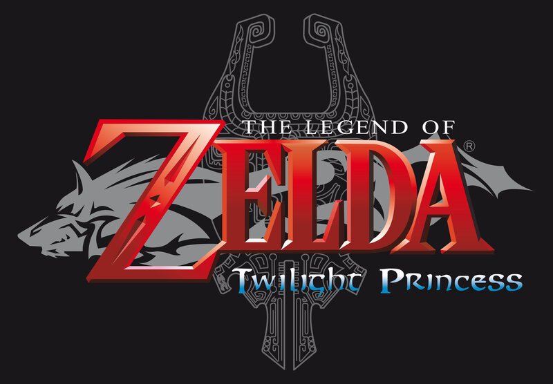 Zelda Logo with Wolf — Black