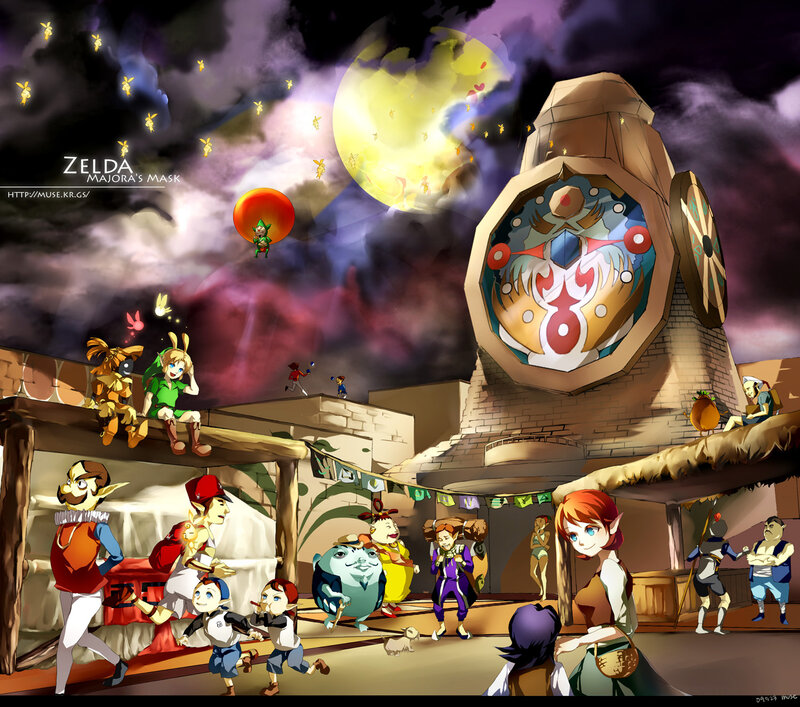 Zelda: Majora's Mask scene