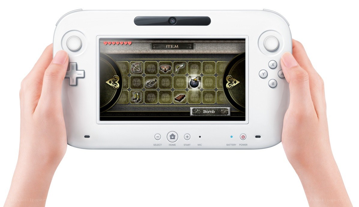 Zelda on Wii U handheld