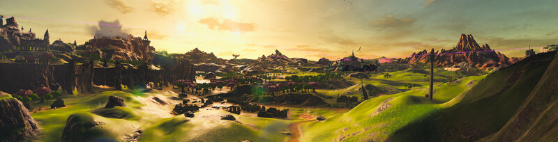 Zelda's Hyrule Landscape