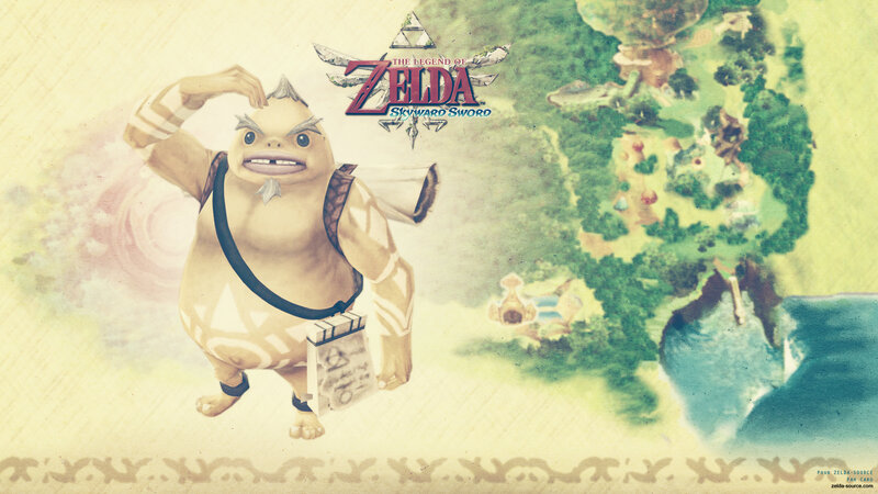 Zelda Skyward Sword character art