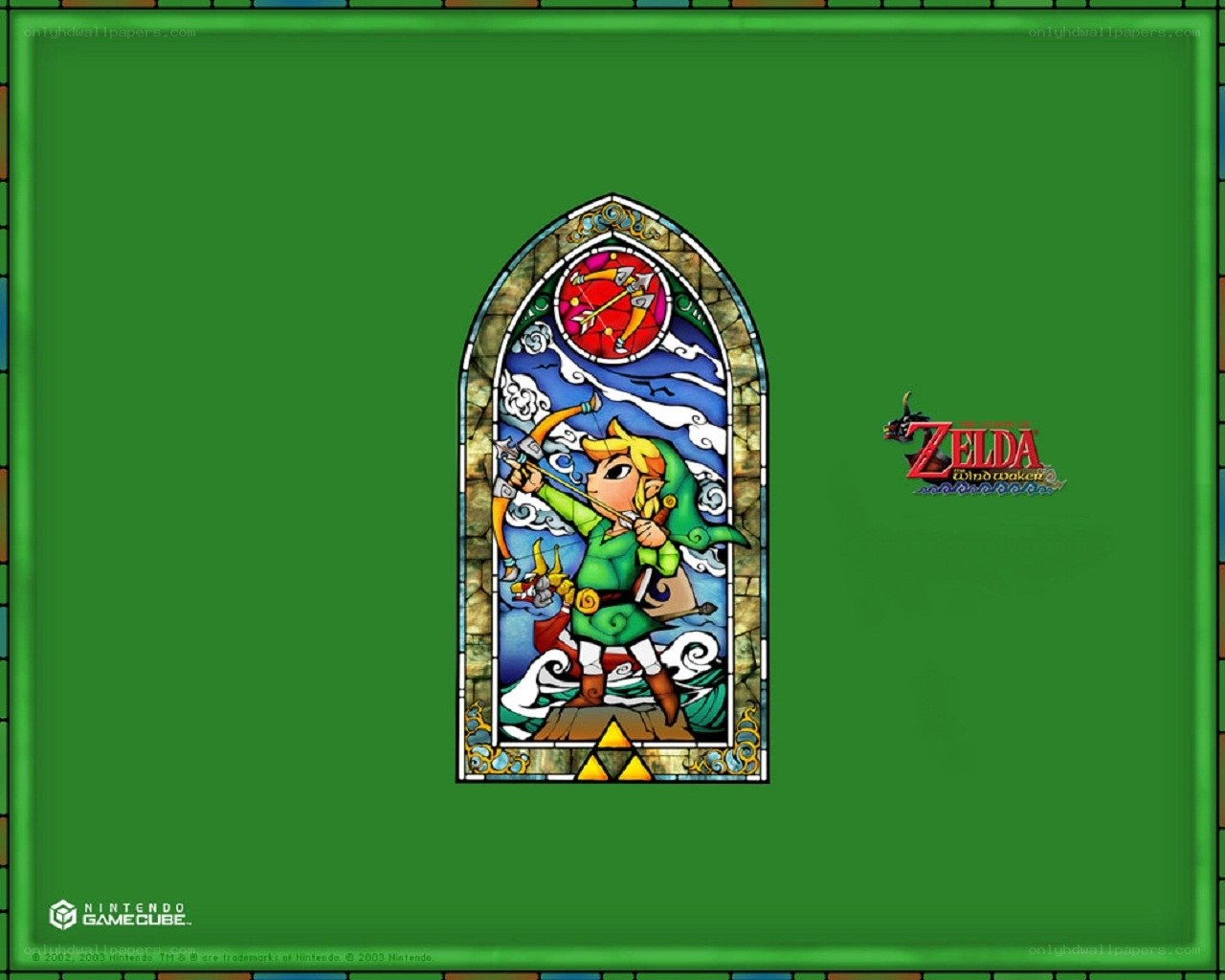 Zelda stained glass artwork