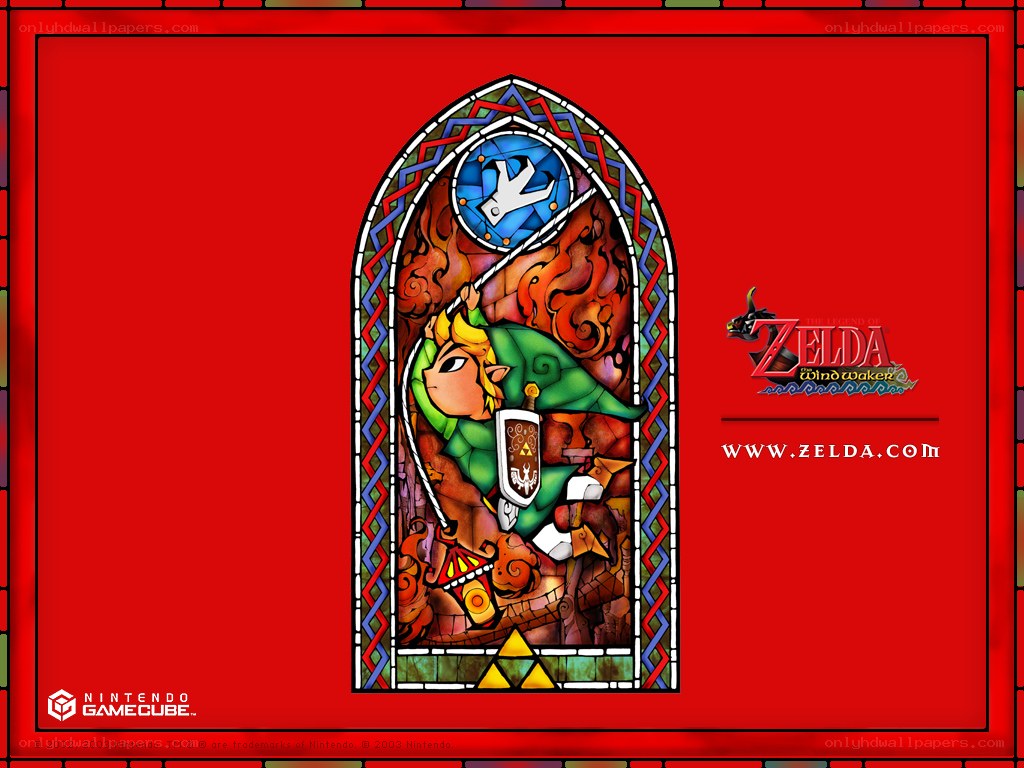 Zelda stained glass artwork