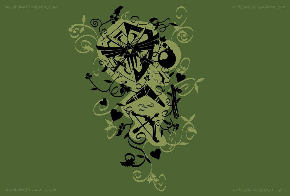Zelda-themed decorative design