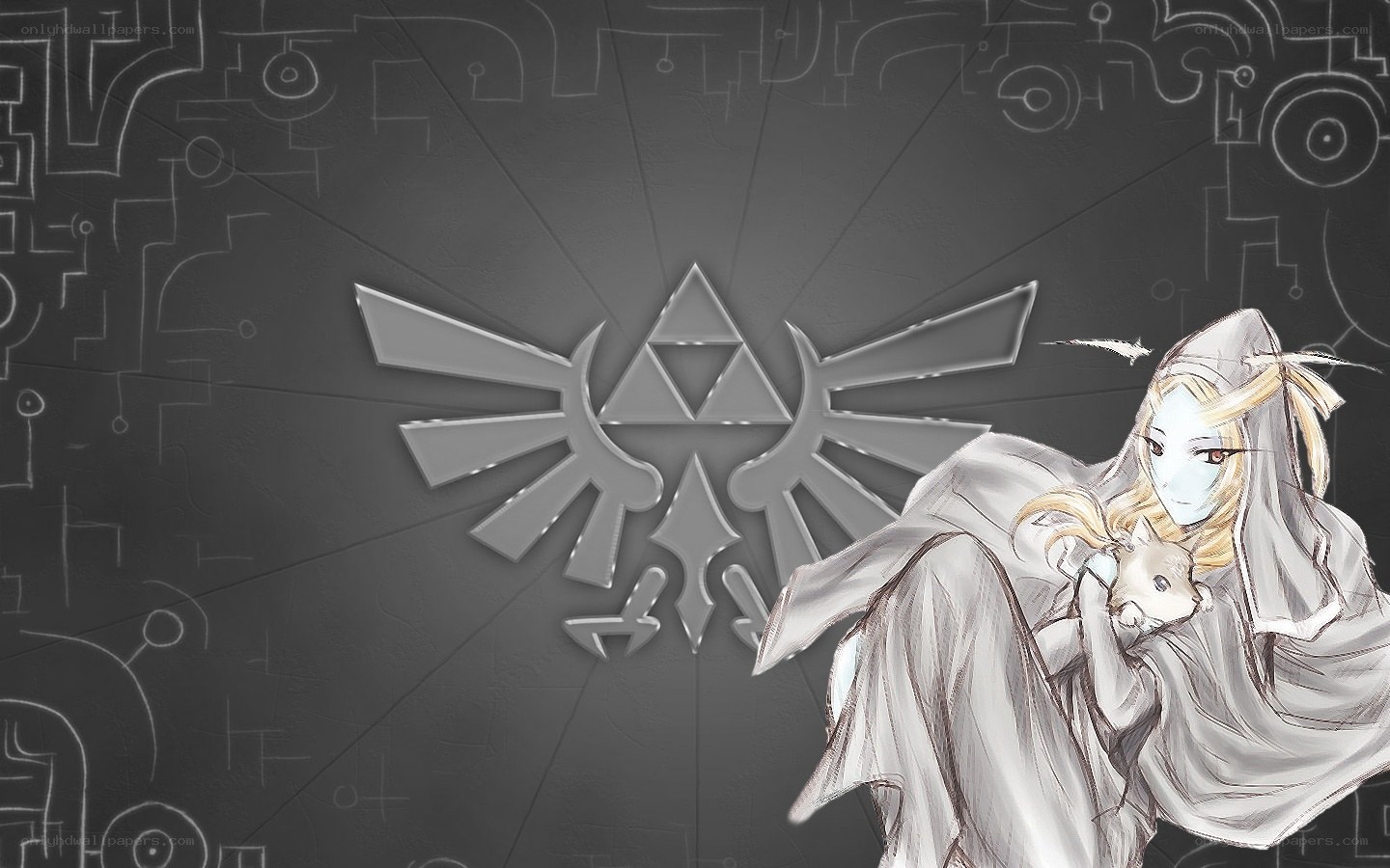 Zelda Triforce and character