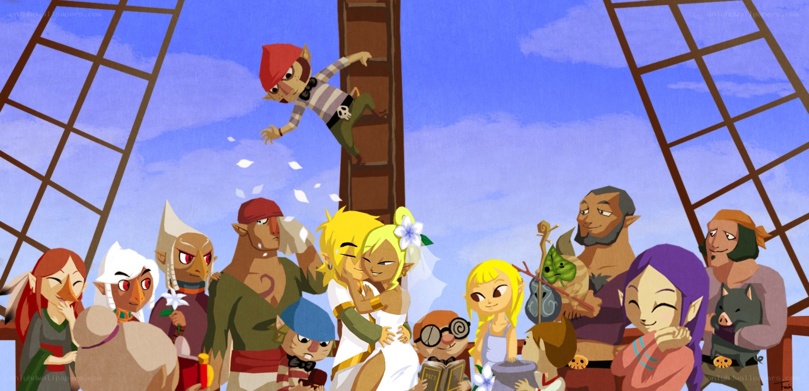 Zelda wedding celebration