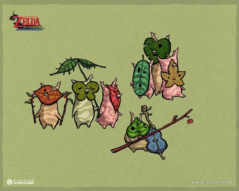 Zelda Wind Waker character art