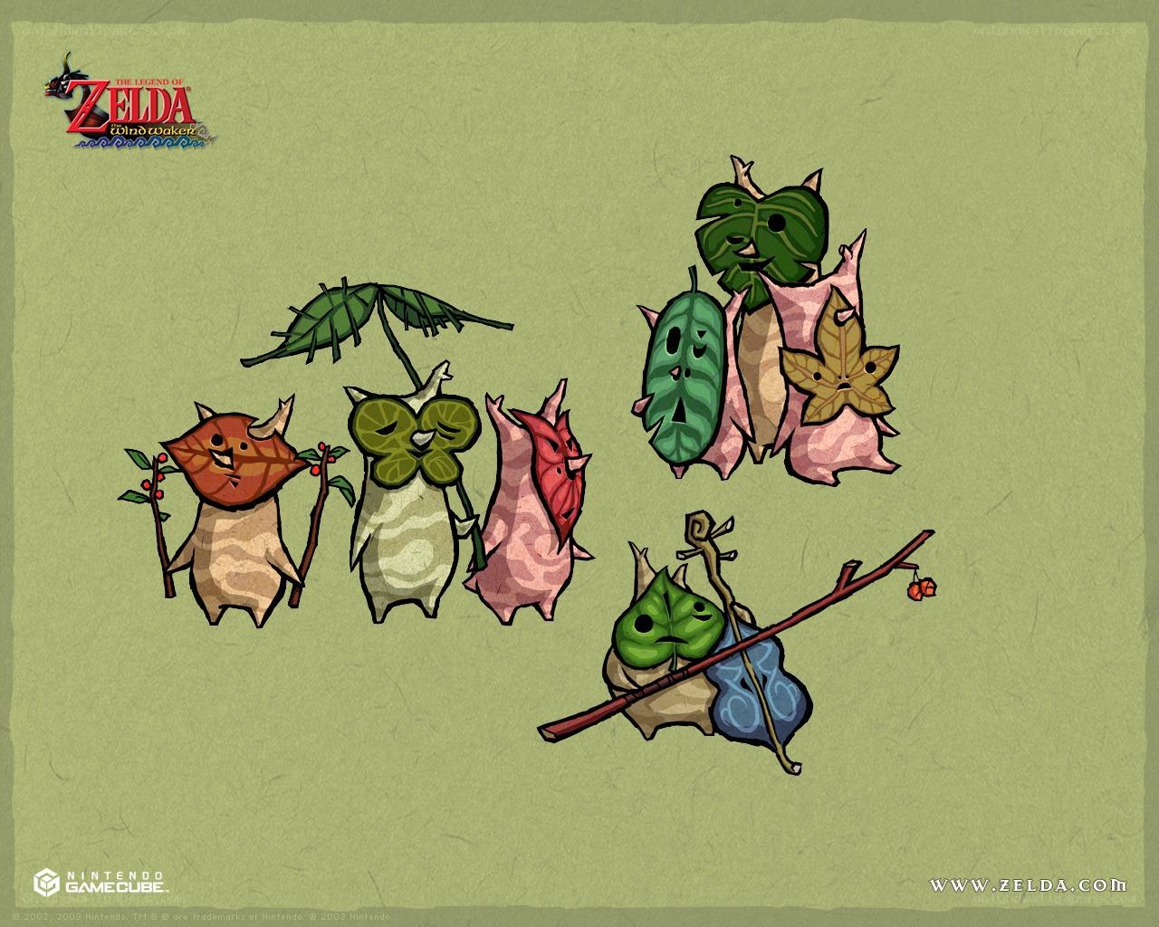 Zelda Wind Waker character art