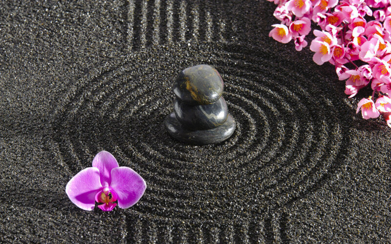 Zen Garden with Stones