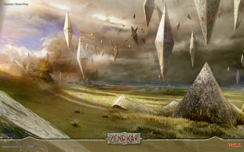 Zendikar landscape art