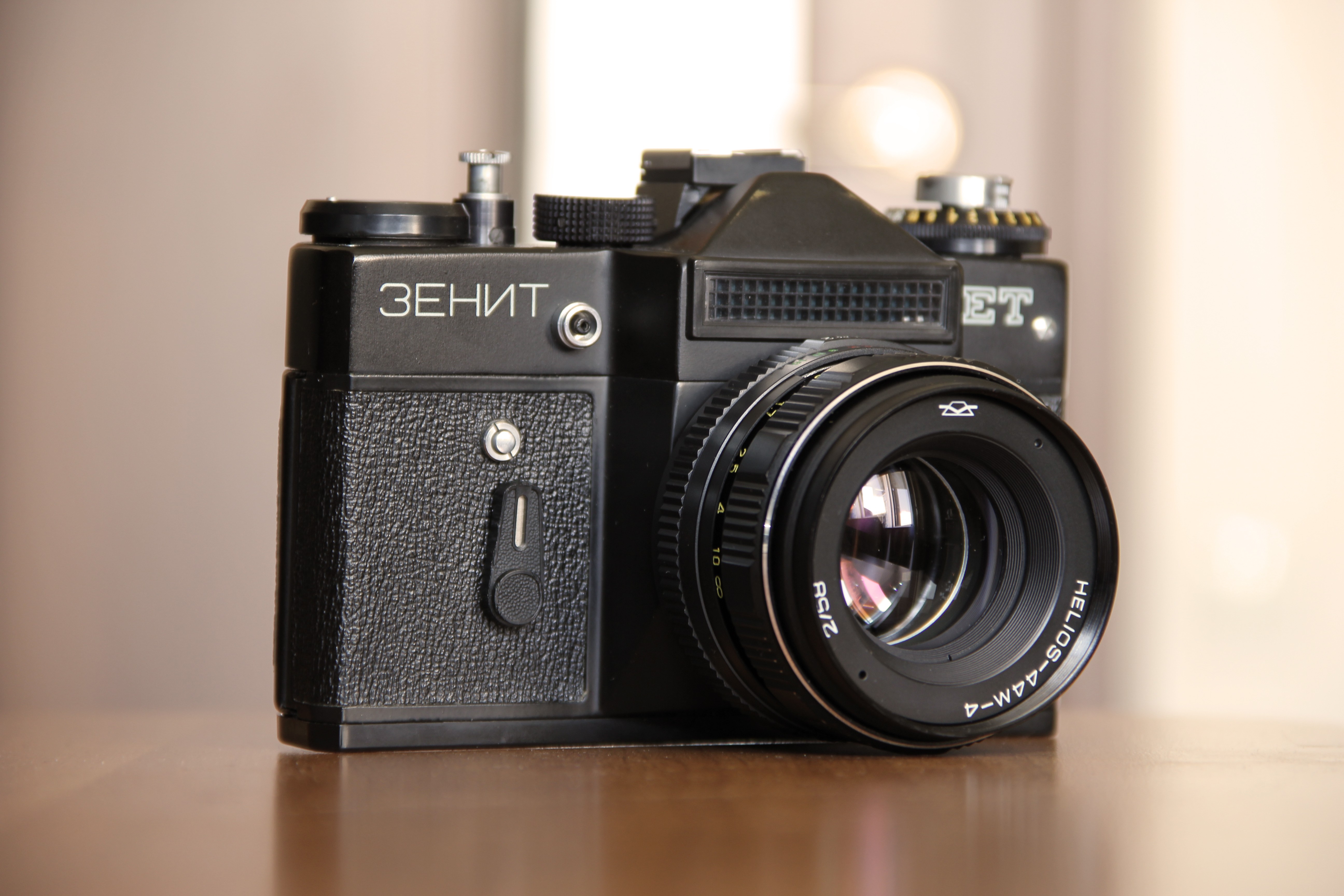 Zenit ET camera with Helios lens