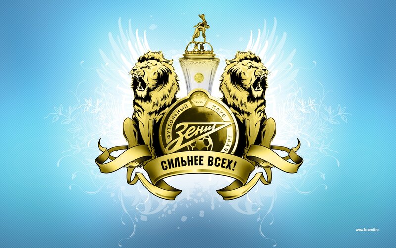 Zenit FC logo with lions