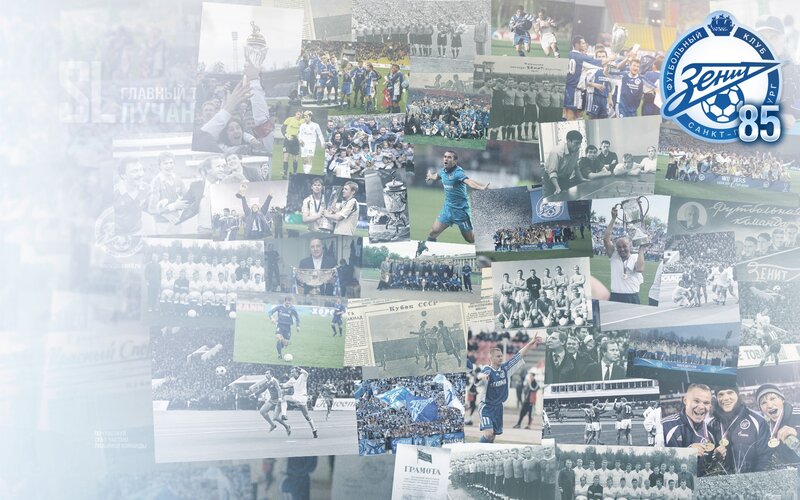 Zenit football club collage
