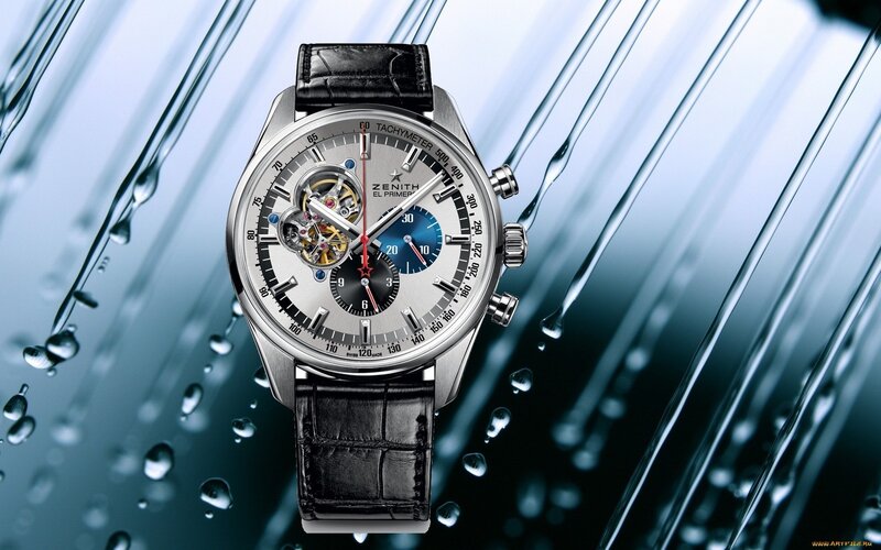 Zenith El Primero Watch — Silver