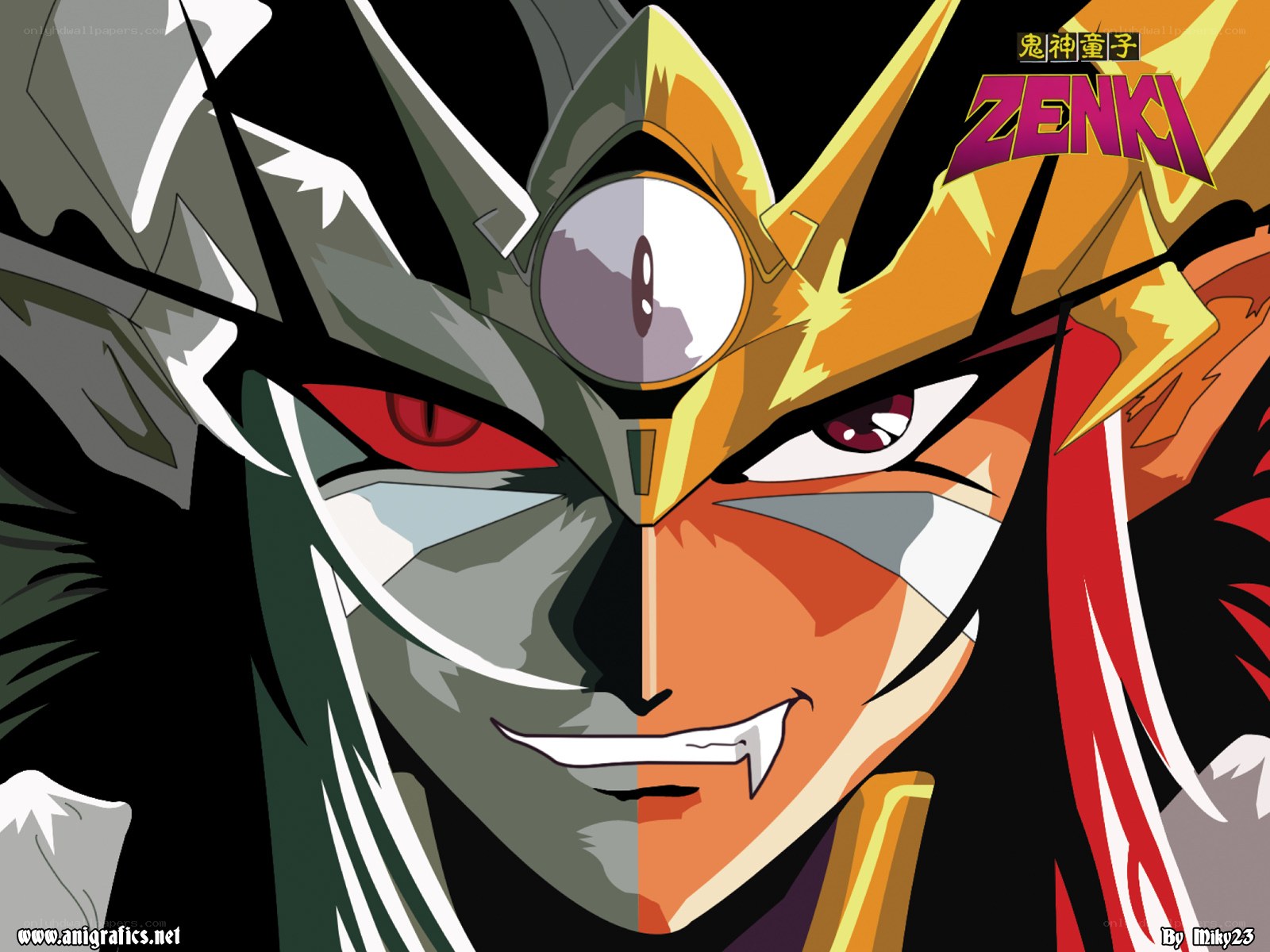 Zenki anime character portrait