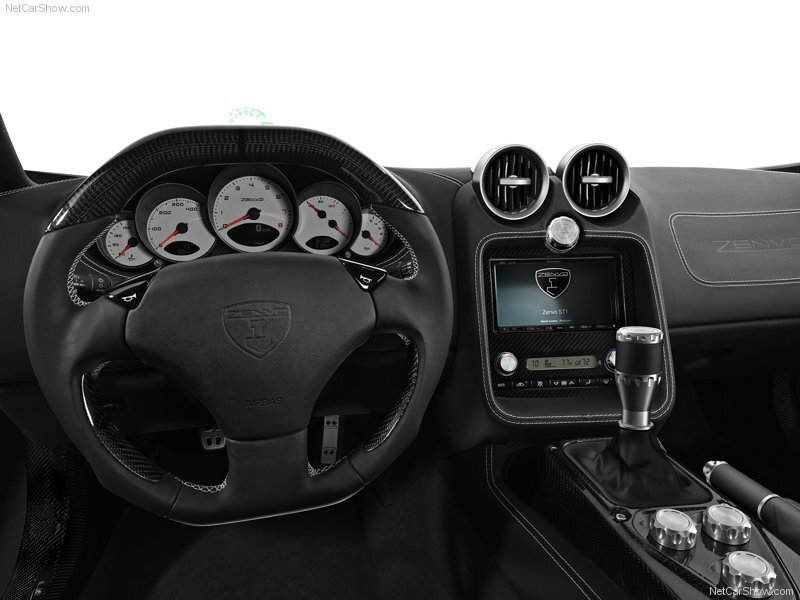 Zenos ST1 interior dashboard